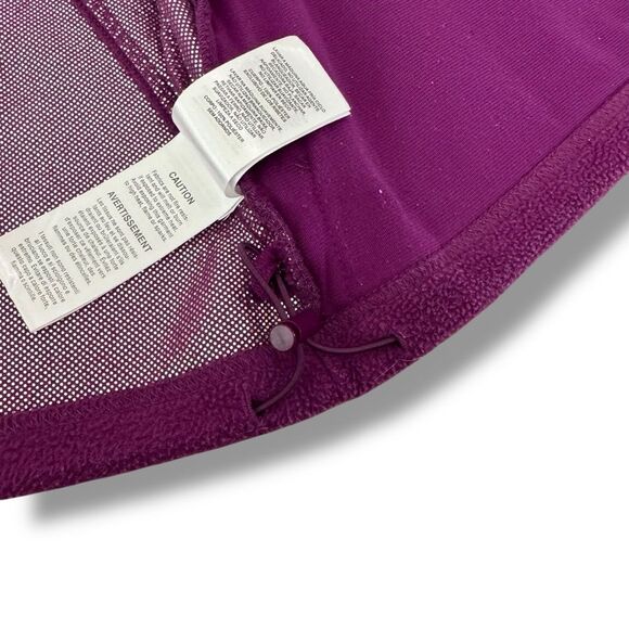 Columbia Dotswarm II Full Zip Fleece Jacket Women’s Large Purple Gray Sherpa - Picture 11 of 11